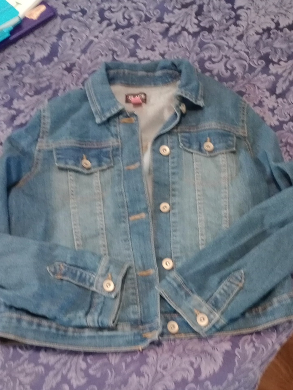 Girls Light Blue Denim Jacket - Kids Jackets & Coats